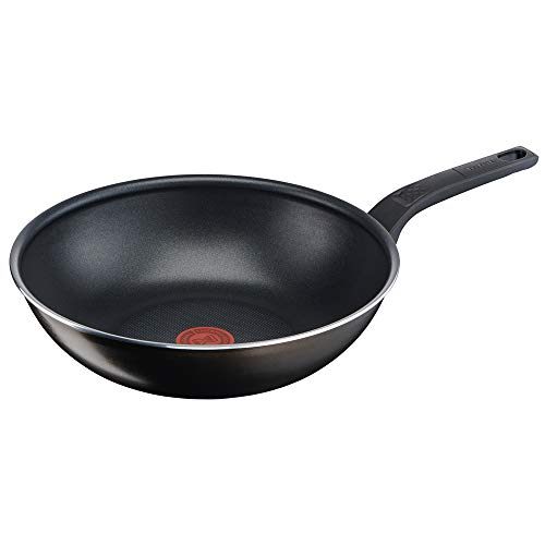 Tefal Easy Cook & Clean B5541902 - Sartén wok (28 cm, antiadherente)