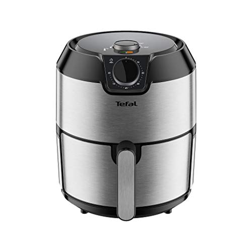 Tefal Easy Fry EY201D freidora Freidora de Aire Caliente 4,2 L Solo Negro, Acero Inoxidable Independiente 1500 W