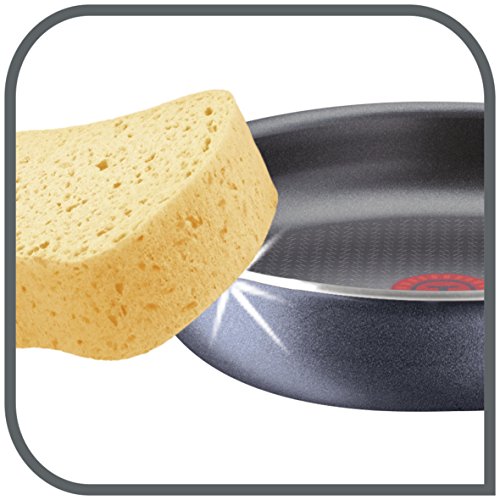 Tefal Elegance C36706 Sartén multiuso Alrededor - Cacerola (Alrededor, Sartén multiuso, Negro, Fuerza de titanio, 175 °C, Aluminio)