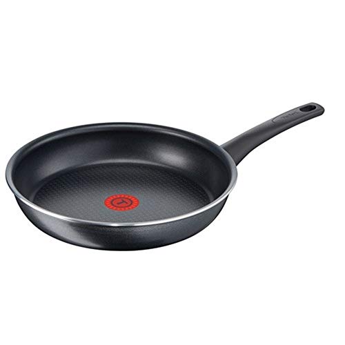 Tefal Elegance Titanium TAVA Alrededor Sartén Multiuso - Cacerola (Alrededor, Sartén Multiuso, Negro, Fuerza de Titanio, Thermo-Spot, 26 cm)