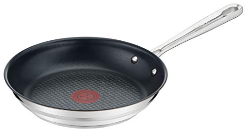 Tefal - Juego de sartenes pulidas Jamie Oliver, acero inoxidable, acero inoxidable, 2 partes