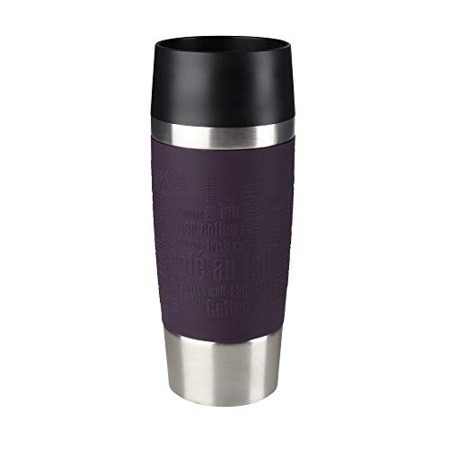 Tefal K30851 Negro, Acero Inoxidable, Violeta Universal 1pieza(s) tazón - Taza/Vaso (Solo, 0,36 L, Negro, Acero Inoxidable, Violeta, Acero Inoxidable, Universal, 1 Personas(s))