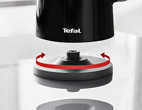 Tefal KO8508 Smart N Light - Hervidor Digital, 1.7 L, con pantalla pantalla digital, 5 ajustes temperatura, mantenimiento calor, indicador de temperatura real, base giratoria 360 º