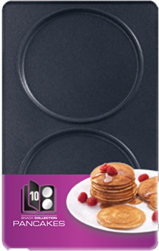 Tefal Snack Collection XA8010 Placa Para Crepes, 22.5 x 13.5 Cm, Revestimiento Antiadherente, Negro