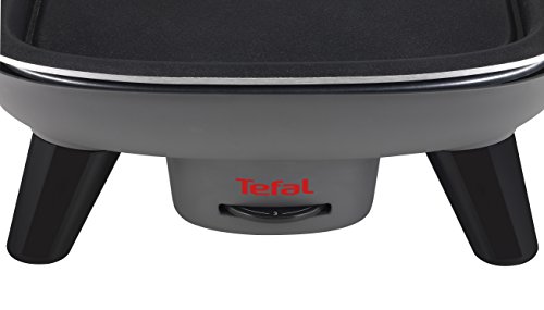 Tefal Thermospot CB657B01 - Plancha de Cocina, Potencia 2400W, Termostato Regulable, Parrilla Eléctrica con Thermospot, Placa Antiadherente y Apta para Lavavajillas, Medidas 30 x 46 cm