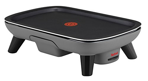 Tefal Thermospot CB657B01 - Plancha de Cocina, Potencia 2400W, Termostato Regulable, Parrilla Eléctrica con Thermospot, Placa Antiadherente y Apta para Lavavajillas, Medidas 30 x 46 cm