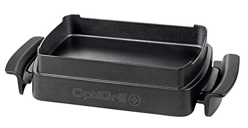 Tefal XA7228 accesorio de barbacoa/grill al aire libre Placa - Accesorios de barbacoa/grill al aire libre (Placa, Negro, Aluminio, 1,6 kg, 430 mm, 225 mm)