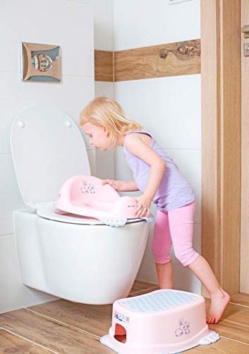 Tega Baby - Orinal infantil, 6 modelos y diferentes sets de orinal + asiento de inodoro + taburete, antideslizante y especialmente seguro ECO Peppa - Color rosa Talla:Solo