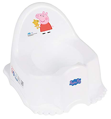 Tega Baby - Orinal infantil, 6 modelos y diferentes sets de orinal + asiento de inodoro + taburete, antideslizante y especialmente seguro ECO Peppa - Color rosa Talla:Solo