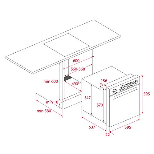 Teka | Horno Polivalente Multifunción | Modelo HBE 615 ME | 6 Funciones de cocinado | Sistema de limpieza Teka Hydroclean® PRO | 60 cm | Color Acero Inoxidable | Eficiencia Energética A