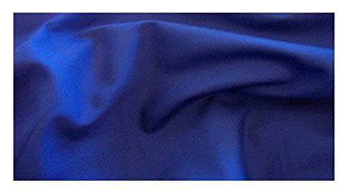 Tela de polialgodón lisa, por metros, color azul real