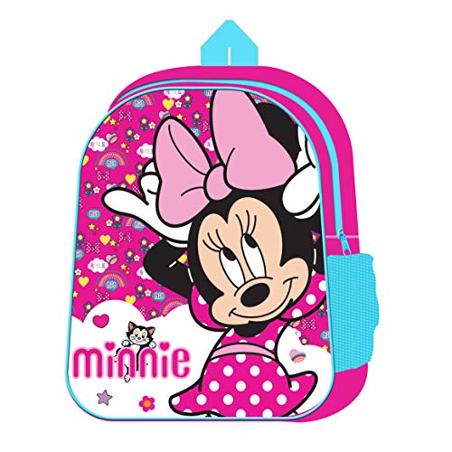 Templar Minnie Mouse Character Junior Back Pack School Bag with Mesh Side Pocket