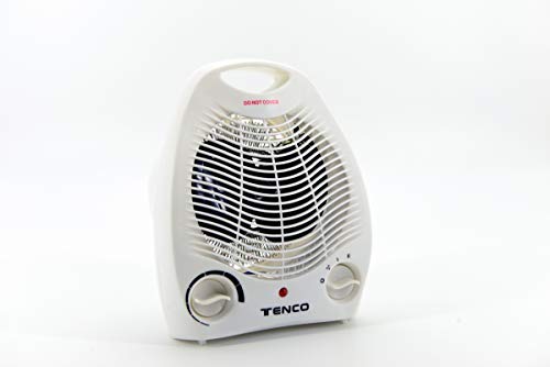 TENCO TH301 - Calefactor 2000W, Termostato Regulable, Color Blanco