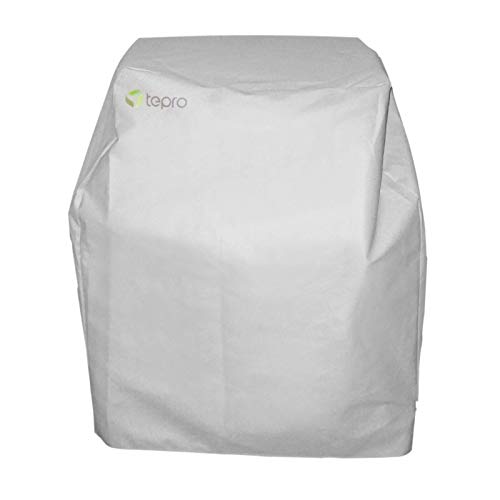 Tepro Toronto Click 2019 - Barbacoa de carbón/parrilla carro esmaltada, antracita/acero inoxidable + 8600 - Funda para barbacoa Toronto