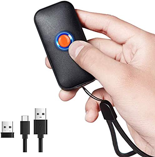 Tera Lector de Códigos de Barras Inalámbrico 1D 2D Escáner Láser de Códigos de Barras, Tres Modos de Uso, Compatible con Bluetooth, Inalmábrico a 2.4 GHz y con Cable USB 2.0