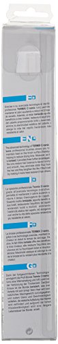 Termix Cepillo de pelo C·Ramic redondo Ø28 mm transparente- Con tecnología cerámica que aporta un brillo extra al cabello y evita el encrespamiento. Disponible en 8 diámetros y en formato Pack, Blanco