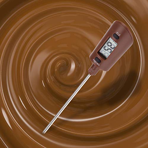 Termómetro Digital de Cocina con espátula para Chocolate, Salsa, Mermelada, Jarabe, Espuma de Leche, Barbacoa (℃ / ℉)