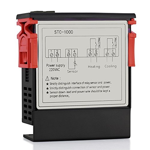 Termostato STC-1000, Proster 220V Digital Display LCD Sensor Controlador de Temperatura Termostato para Todo Uso en el Acuario de la Aprobación CE