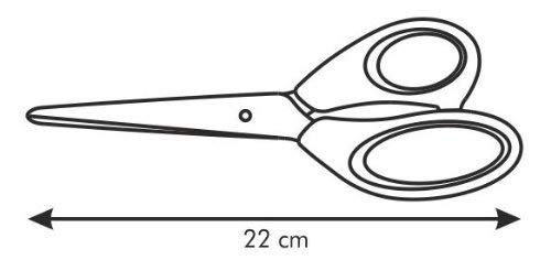 Tescoma 888214 Tijeras DOMESTICAS 22CM Presto, Colores Variados