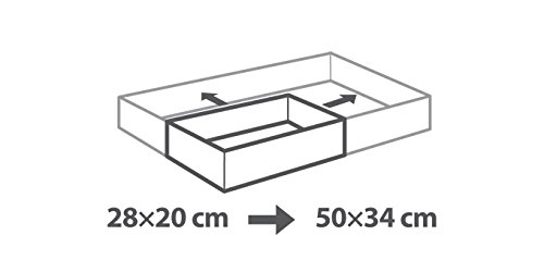 Tescoma Marco Rectan Ajustable 28X20-50X34Cm Horno Delicia, Acero Inoxidable