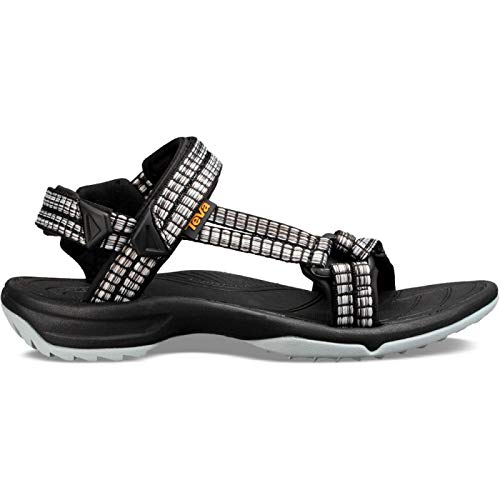 Teva Terra Fi Lite, Sandalias de Punta Descubierta para Mujer, Multicolor (Samba Black Multi SBML), 39 EU