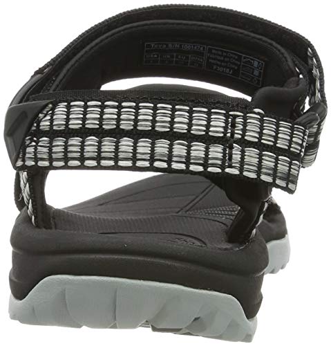 Teva Terra Fi Lite, Sandalias de Punta Descubierta para Mujer, Multicolor (Samba Black Multi SBML), 39 EU