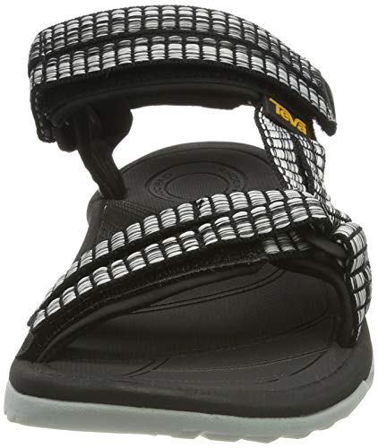 Teva Terra Fi Lite, Sandalias de Punta Descubierta para Mujer, Multicolor (Samba Black Multi SBML), 39 EU