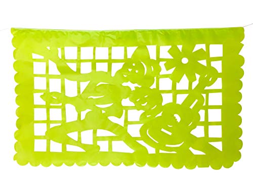 TexMex FunStuff Banderines decorativos de papel para fiestas mexicanas, Papel Picado para fiestas mexicanas, decoración para todo tipo de celebraciones, 2 paquetes, 30 pies