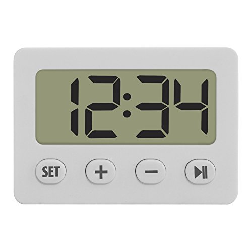 TFA Reloj Despertador Digital Blanco