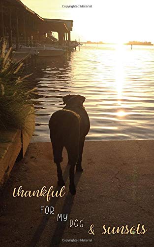 Thankful For My Dog And Sunsets: Dog and Outdoor Lover's 5x8 Mini Notebook (Dog + Me 5x8)