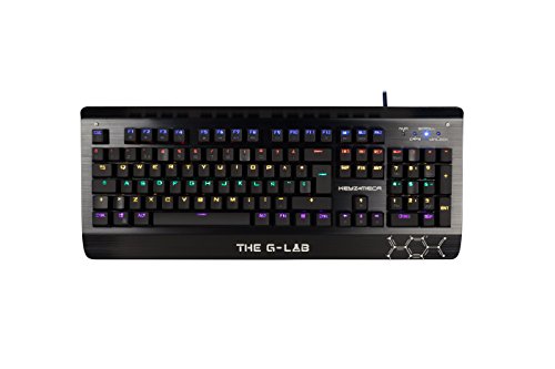 The G-Lab KEYZ-MECA/SP - Teclado Gaming (Layout Español mecánico de Gaming con retroiluminación Switch Azul)