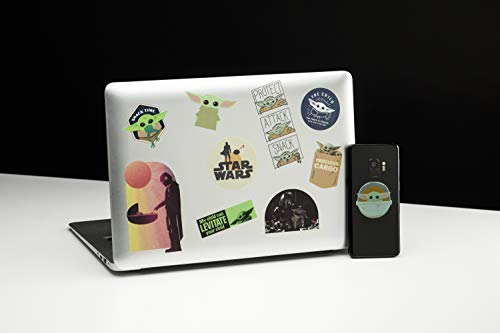 The Mandalorian Baby Yoda Gadget calcomanías – Producto oficial de Disney Star Wars