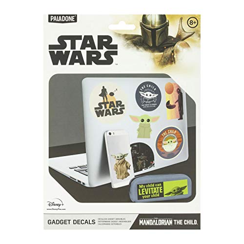 The Mandalorian Baby Yoda Gadget calcomanías – Producto oficial de Disney Star Wars