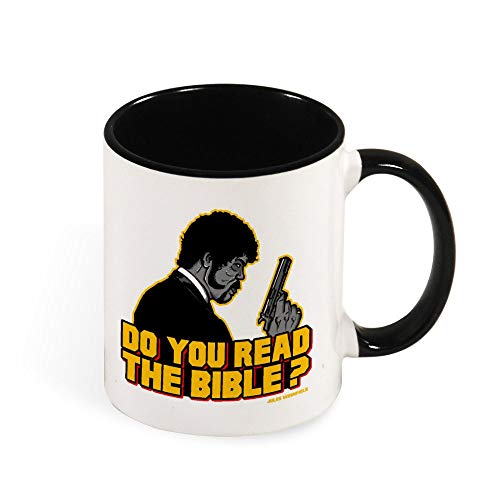 The Shepherd Jules Winnfield Pulp Fiction Taza de té de cerámica, regalo para mujeres, niñas, esposa, mamá, abuela, 325 ml