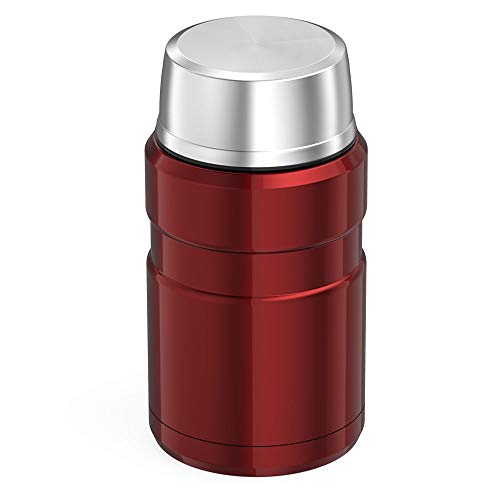 THERMOS Termo de 710 ml de Acero Inoxidable, Cranberry Red, 710ml