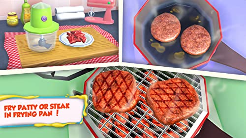 Tienda 3D Burger Maker: Juegos Kids Lunch Maker GRATIS