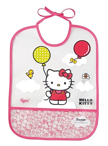 Tigex Eva - Babero con diseño Hello Kitty, color rosa