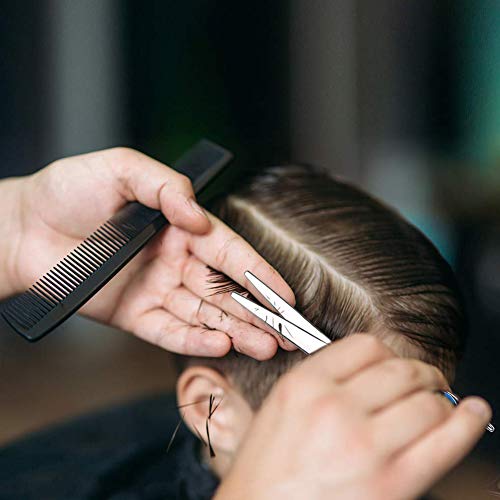 Tijeras Peluquería, Barbero Tijeras de Peluquería, Inicio Kit de Corte para El Cabello, Tijeras de Peluqueria de Acero Inoxidable Peluquería Salón Home Tijeras de Adelgazamiento Kit