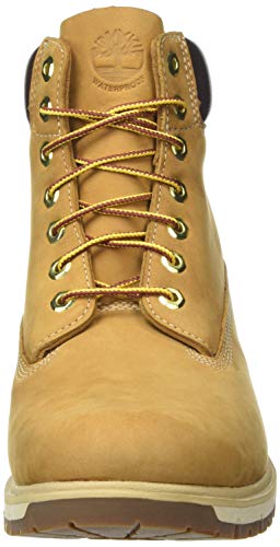 Timberland Radford 6 Inch Waterproof, Botas Chukka para Hombre, Amarillo Wheat Nubuck, 43 EU