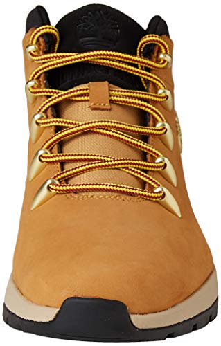 Timberland Sprint Trekker Mid, Botas Chukka para Hombre, Amarillo Wheat Nubuck, 43 EU