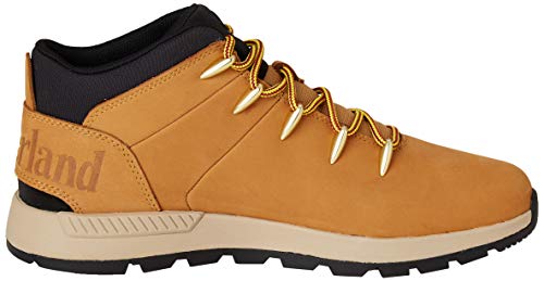 Timberland Sprint Trekker Mid, Botas Chukka para Hombre, Amarillo Wheat Nubuck, 43 EU