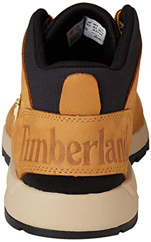 Timberland Sprint Trekker Mid, Botas Chukka para Hombre, Amarillo Wheat Nubuck, 43 EU