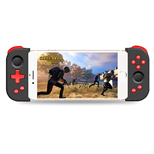 TIMOWU Mando de Videojuegos inalámbrico Mango Bluetooth Wireless Gamepad Palanca de Mando Estirable for Smartphone for la versión móvil de LOL, Ajuste for los Switch/Xbox / PS4 / PS3