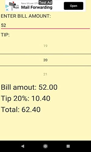 TIP CALCULATOR - Gratuity Amount Calculate - Smart Tip Venue