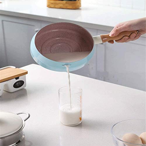 TJLSS Mini pote de Leche, Olla de Comida, la Olla de cocción, aleación de Aluminio y Revestimiento de Piedra Maifan, Viene con Vapor, Conveniente for el hogar cocinar Leche Caliente