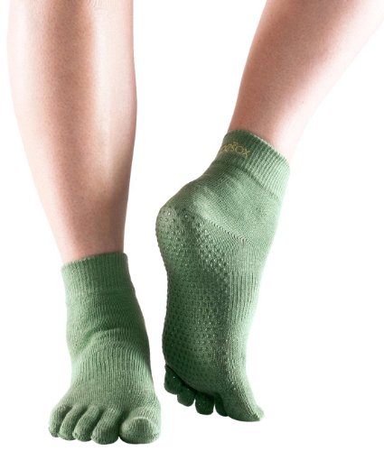 Toe Sox - Tobillera (punta completa, tamaño pequeño), color verde