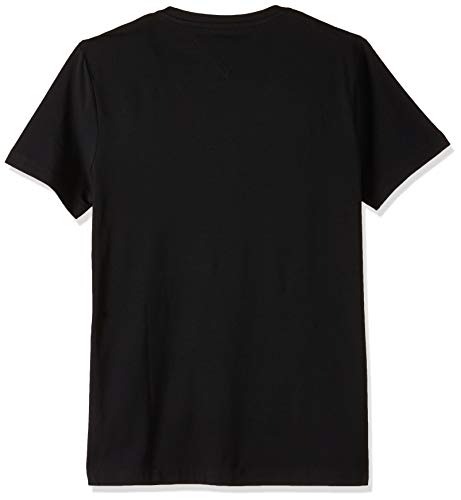 Tommy Hilfiger Core Stretch Slim Vneck tee Camiseta, Negro (Flag Black 083), Medium para Hombre