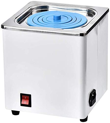 TOPQSC Termostático digital Baño de agua Laboratorio, Pantalla digital eléctrica emperatura constante, temperatura ambiente hasta 100 ° C, capacidad de 3 litros, 300 W, 220 V / 60 Hz (Una cámaras)