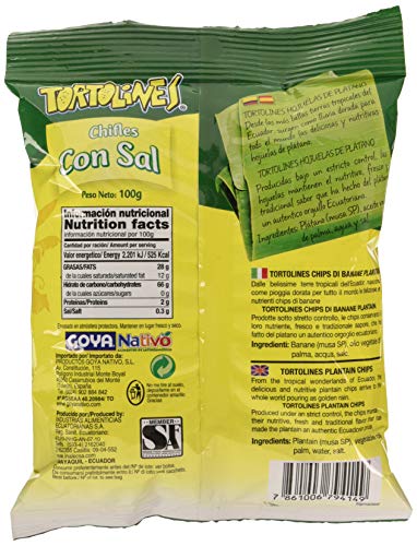 Tortolines - Chifles con sal - 100 g