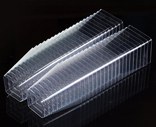 Tosnail - Juego de 100 vasos de postre de plástico transparente con 100 cucharas de plástico, 150 ml, ideal para eventos y fiestas